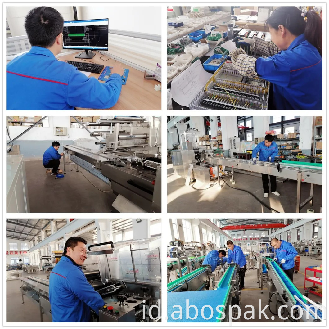 Qingdao Bostar Buah Segar Kelapa Multi-fungsi Otomatis Servo Horizontal Heat Shrinkable Film Shrink Wrapping Packing Machine Dengan Terowongan